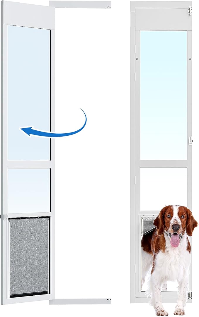 Eillion XL Pet Door for Sliding Glass Doors – 91–96" Frame
